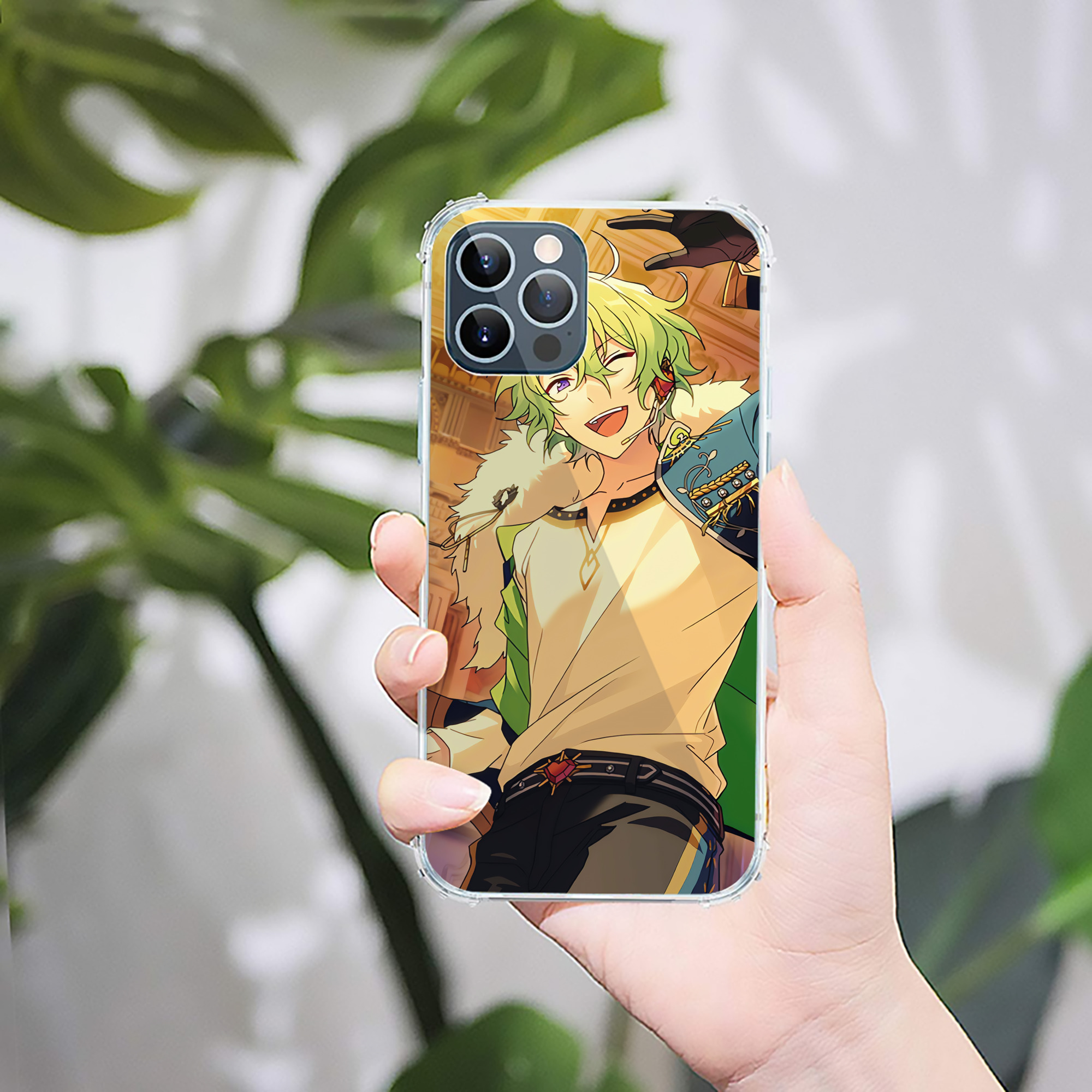 （画像用） あんさんぶるスターズ! Ensemble Stars 【iPhone 12シリーズ対応】透明スマホケース（クリアソフトケース）